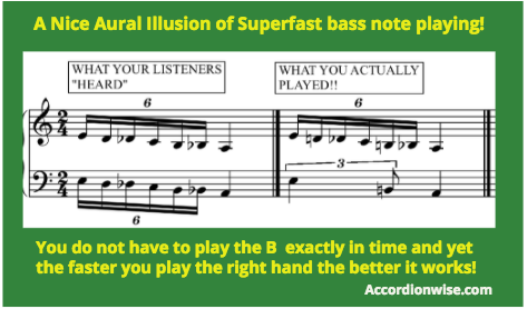 How to fake an incredibly fast bass chromatic run